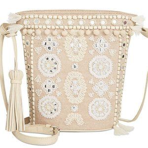Angel By L. Martino Tassle BOHO Crossbody Bag  NEW